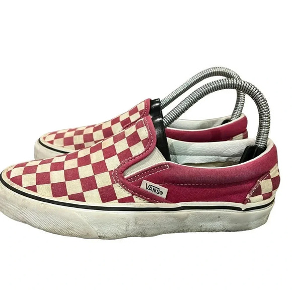 Vans Slip-On "Dry Rose" Checkered Sneakers Men's 4.5 / Women's 6.0 - Picture 5 of 9